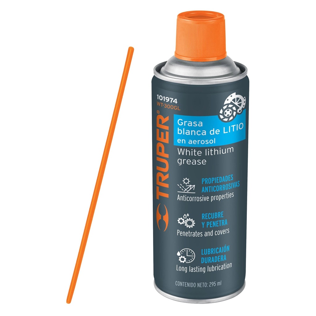 GRASA SPRAY BLANCA LITIO 295ML 101974 TRUPER