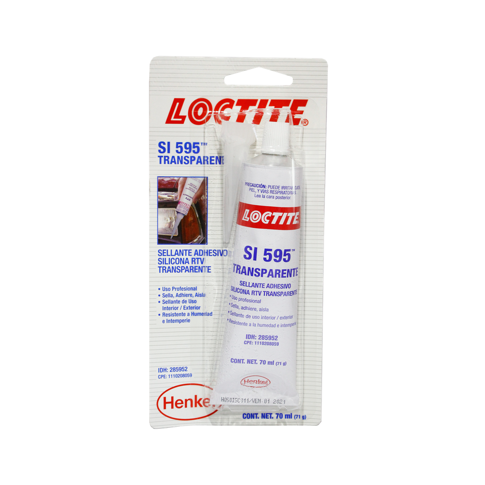 POMO SILICON TRANSP 70 ML 285952 LOCTITE 