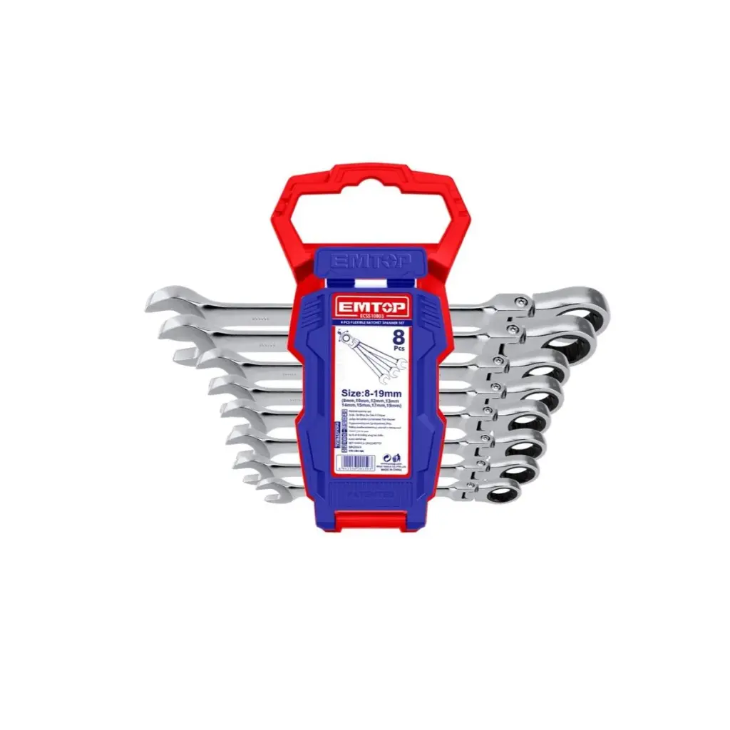 JGO LLAVES COLA/CORONA C/RATCHET FLEXIBLE 8-19 ECSS10803 EMTOP