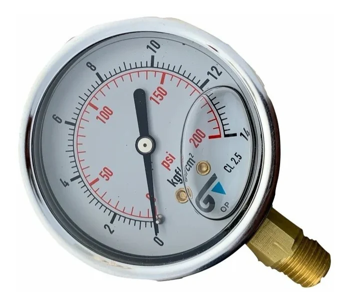 MANOMETRO GLICERINA 150/240 PSI 3822N 016 GENEBRE