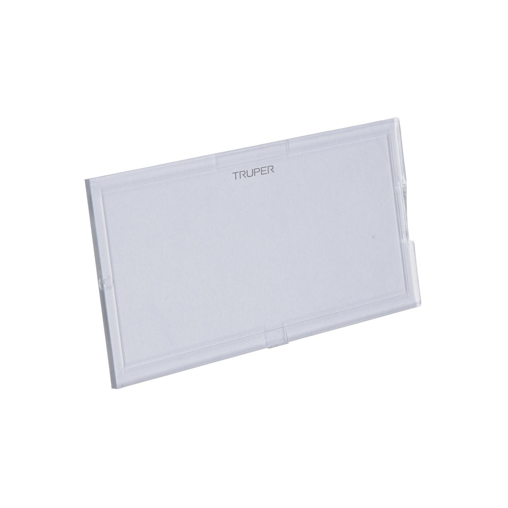VIDRIO CARETA PLASTICO TRANSPARENTE 2X4 1/4   14278 TRUPER