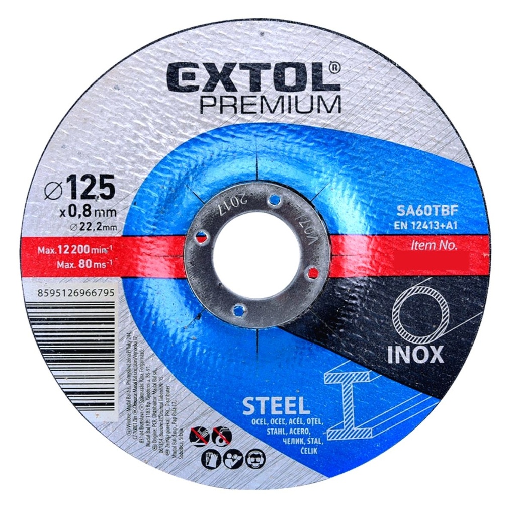 DISCO PULIR MTL 5" EXTOL 8808605