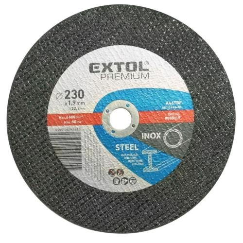 DISCO CORTE INOX 9 X 1.9 X22.2M 8808159 EXTOL