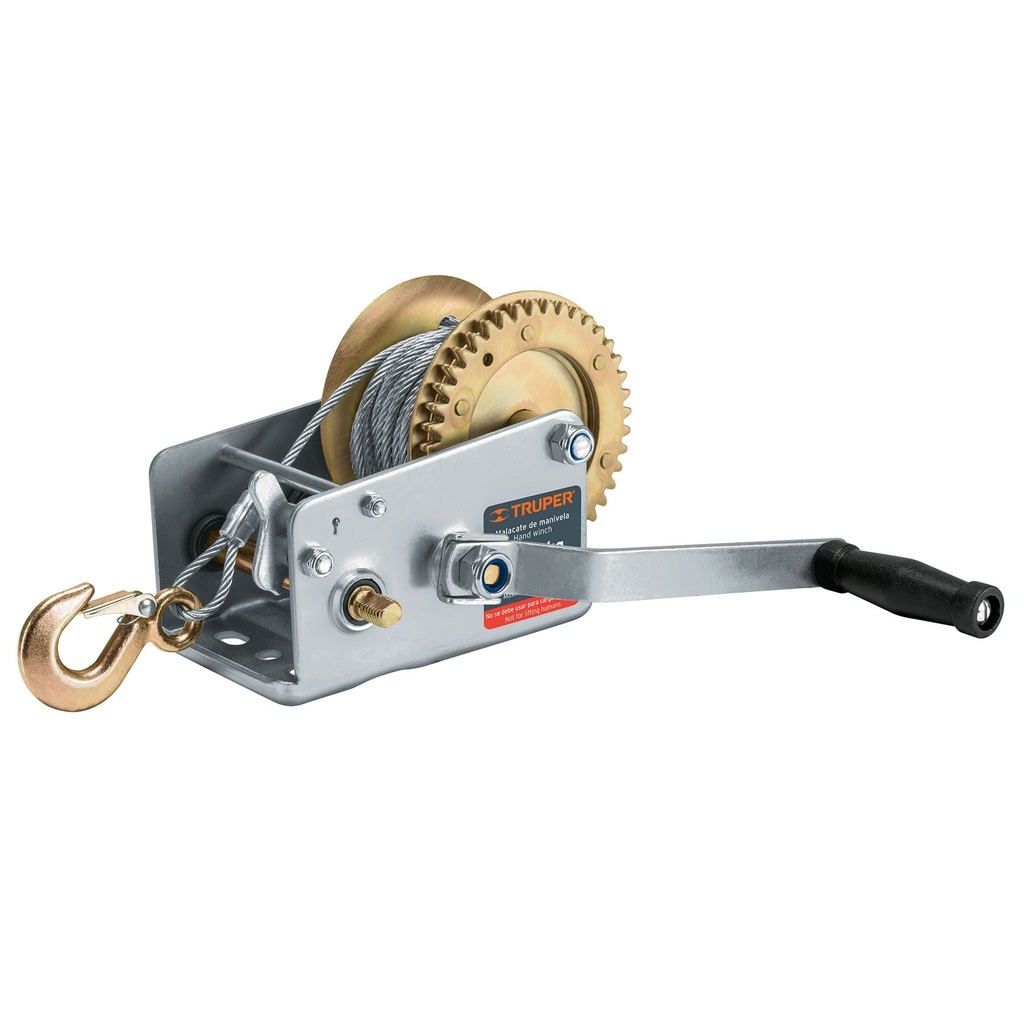 WINCH MALACATE 2425 LBS 1100 KG CON CABLE  14721 TRUPER
