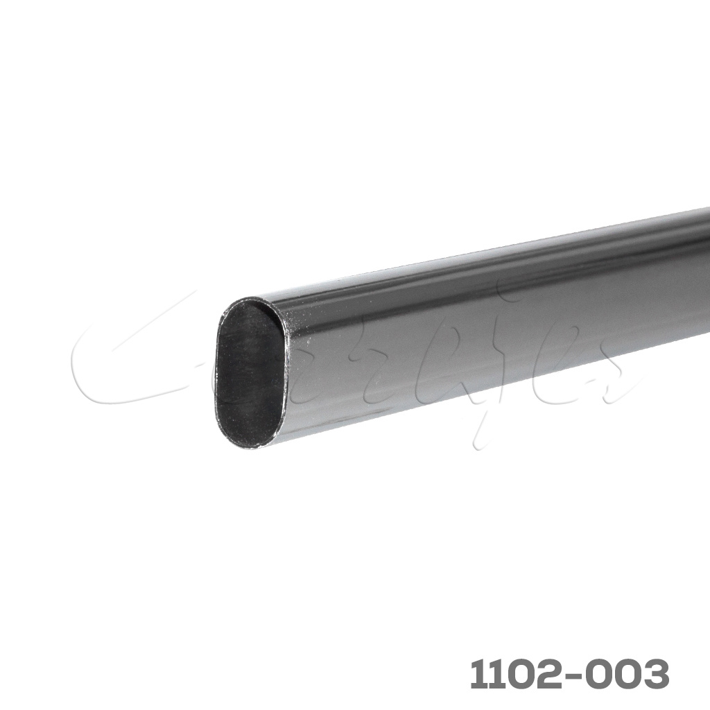TUBO CORTINA 10PIES OVAL NICKEL 3667000
