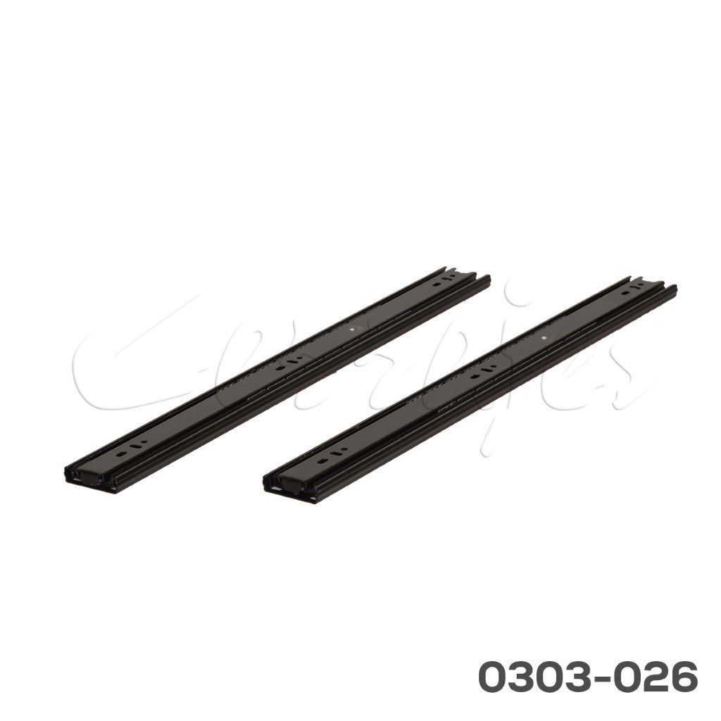 RIEL EXTENSIBLE 16 NEGRO 0303-167 CERRAJES 