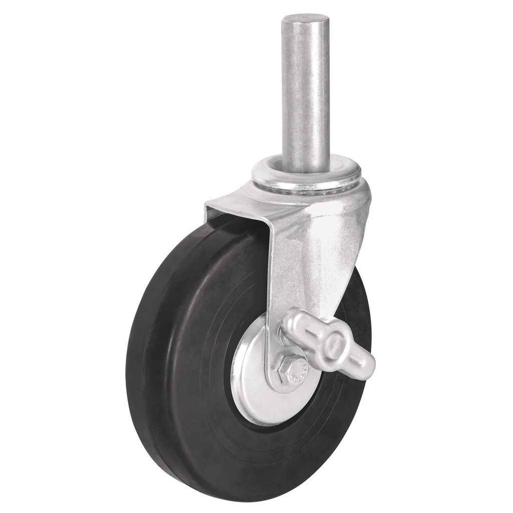 RODO 6 C/FRENO PIN 1" 125 KG  48623 FIERO