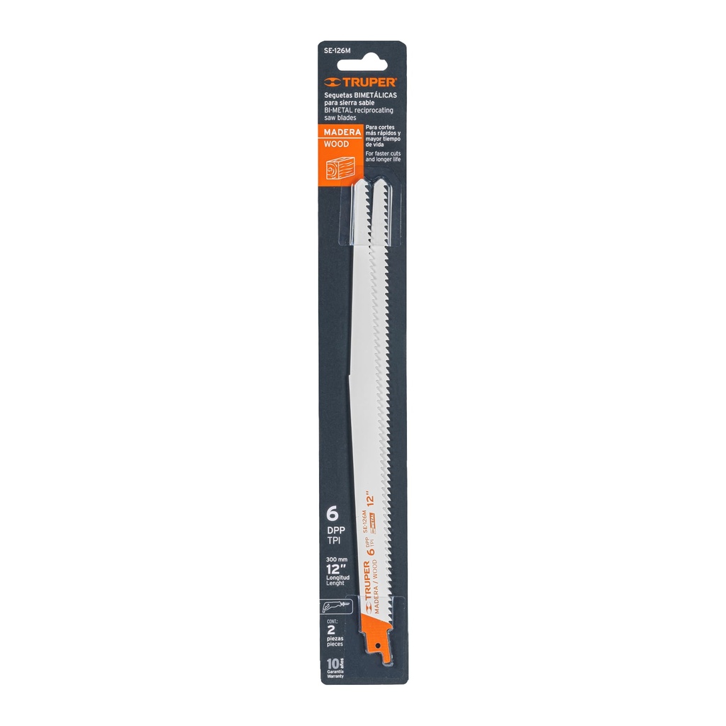 JGO SIERRA CALADORA 2PZS 12 MADERA 10789 TRUPER