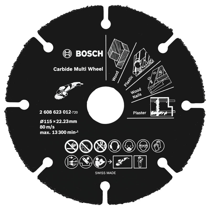 DISCO DIAMANTADO MULTIUSO 4 1/2  2608623012 BOSCH