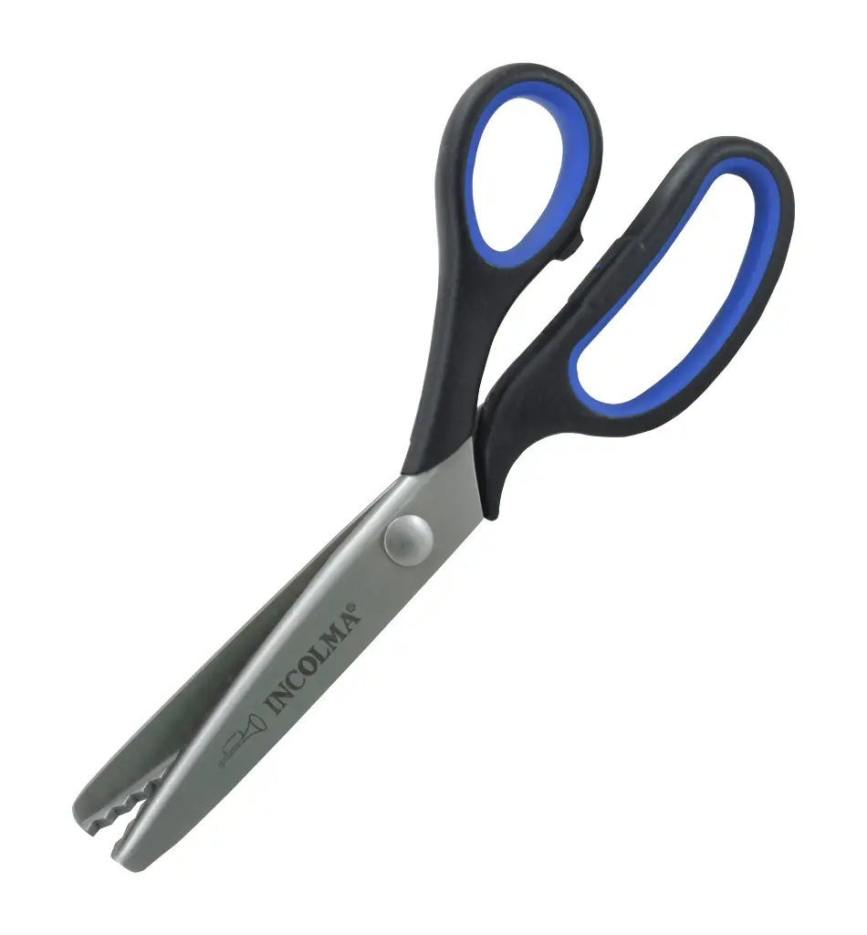 TIJERA ZIG ZAG 9 OJO PLAST 013546 CORNETA