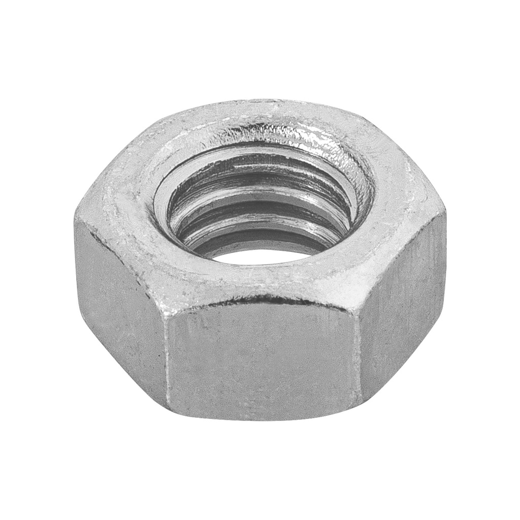 TUERCA 1/4 GALVANIZADA GRADO 2