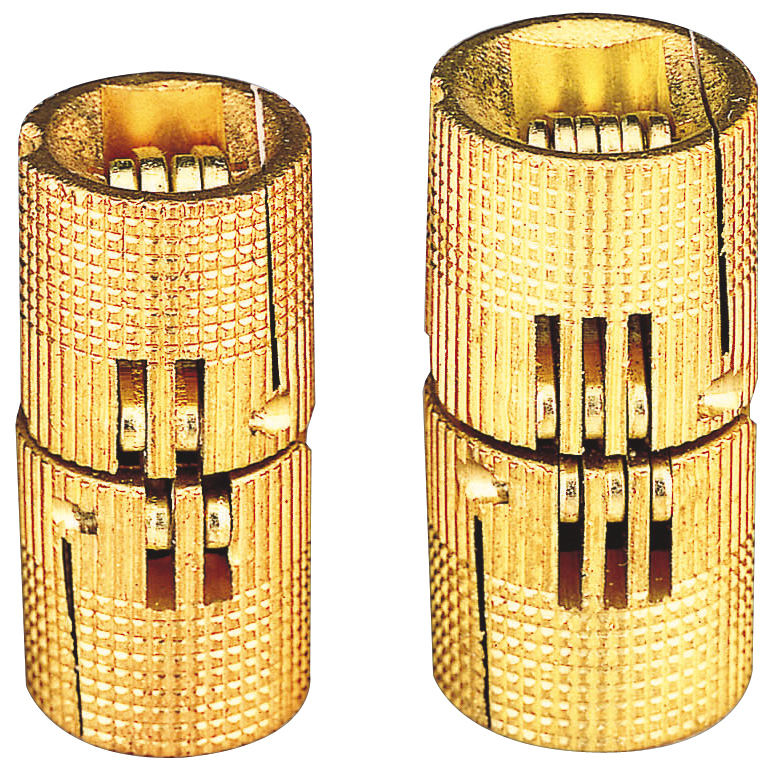 BISAGRA ESCONDIDA 1" REDONDA LATON 1020-2400 AMIG (PAR) 