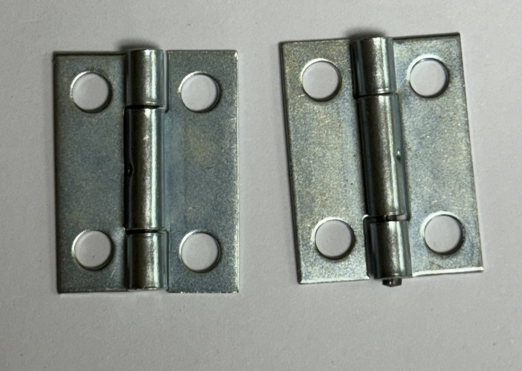 BISAGRA 1 GALVANIZADO PIN FIJO INDUMA (PAR)