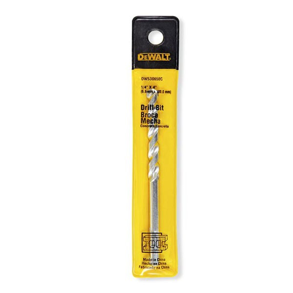 BROCA CONCRETO 1/4X4  DW 530650C DE WALT