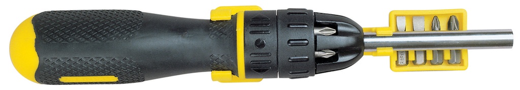 DESARMADOR RATCHET C/PUNTAS 10PZS 68-010 STANLEY