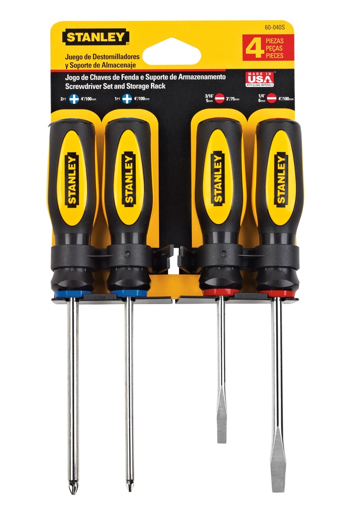 JGO DESARMADORES 4PZS STMT60040LA STANLEY