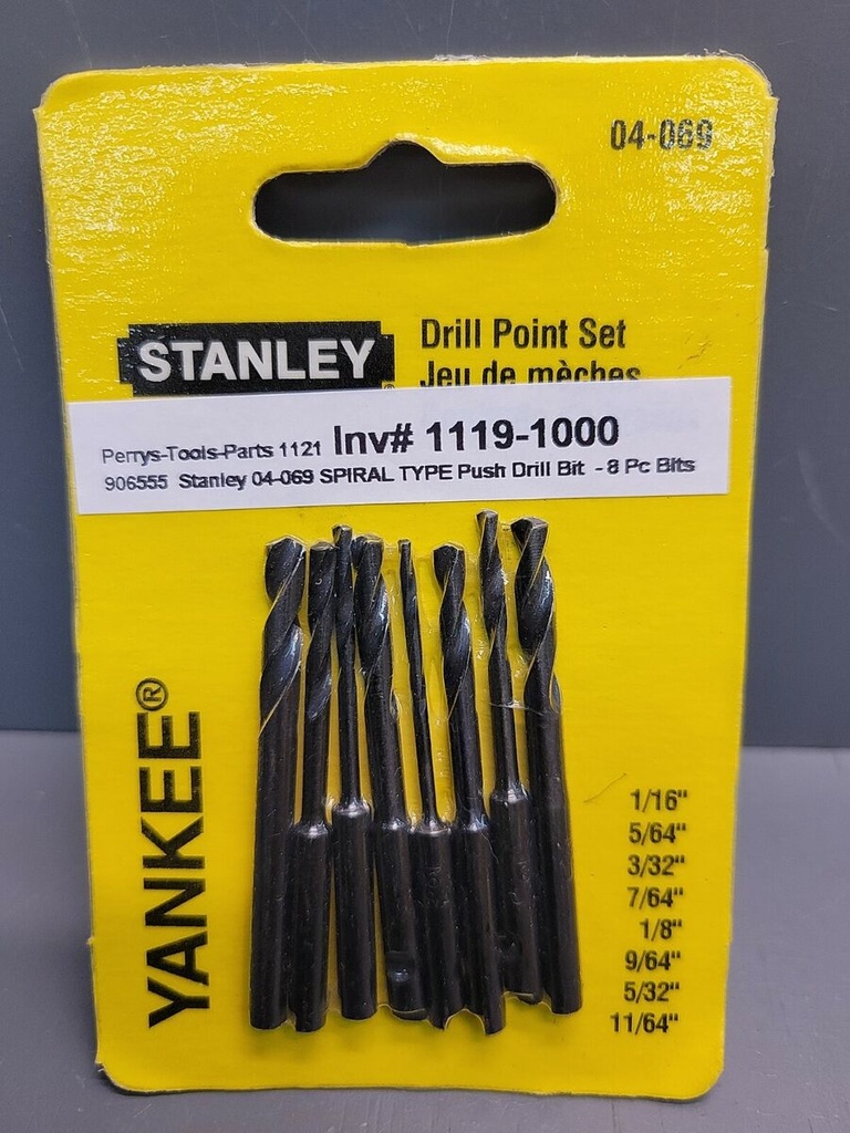 JGO PTAS B/BARRENO 04-069 (8PZS) STANLEY