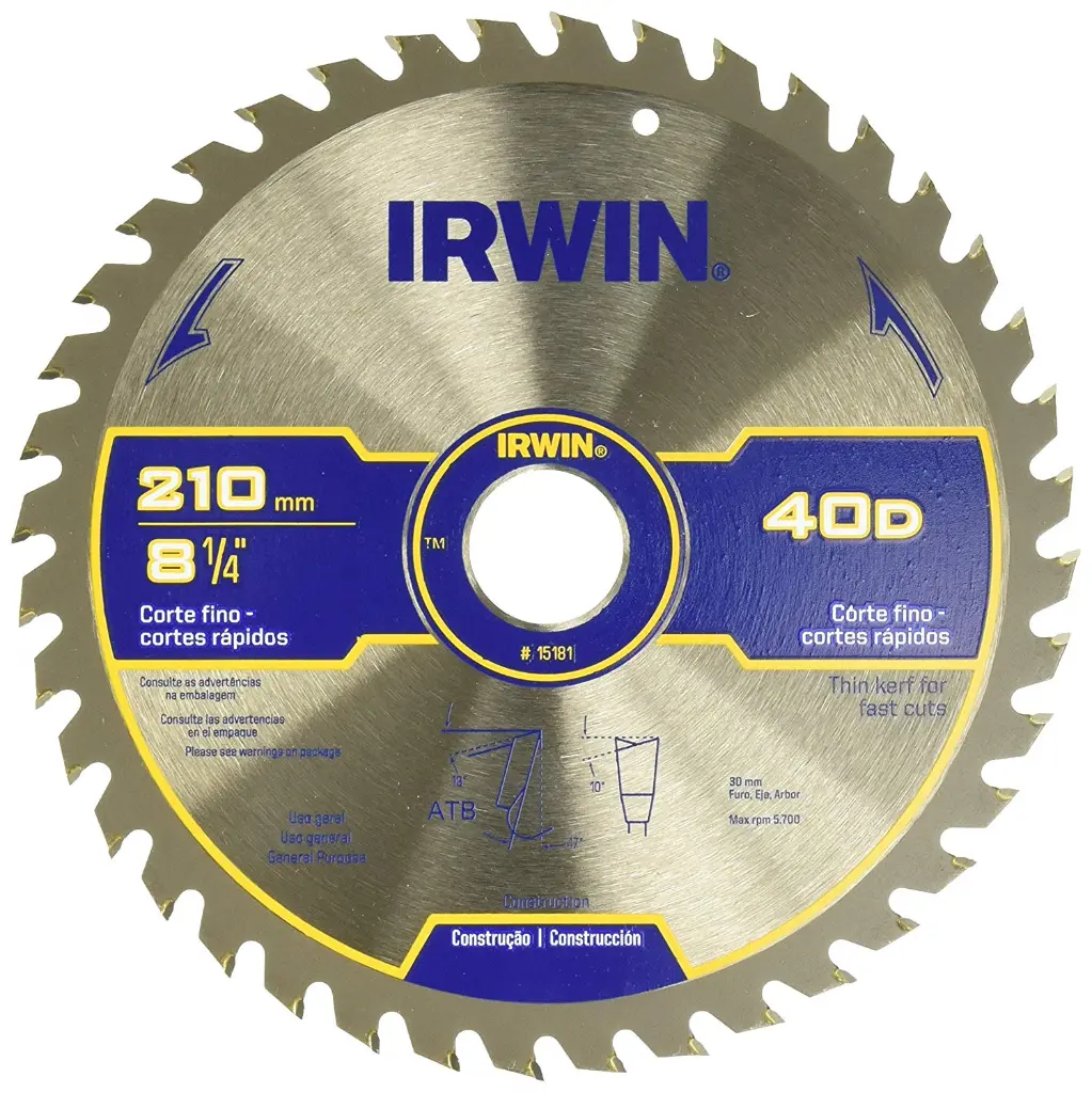 SIERRA 8 1/4X40DX30MM 15181 IRWIN/NICH