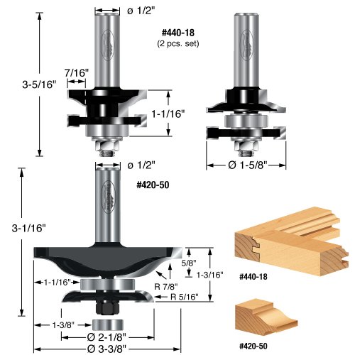 JGO BROCA ROUTER 3PZS TRS250 TIMBERLINE