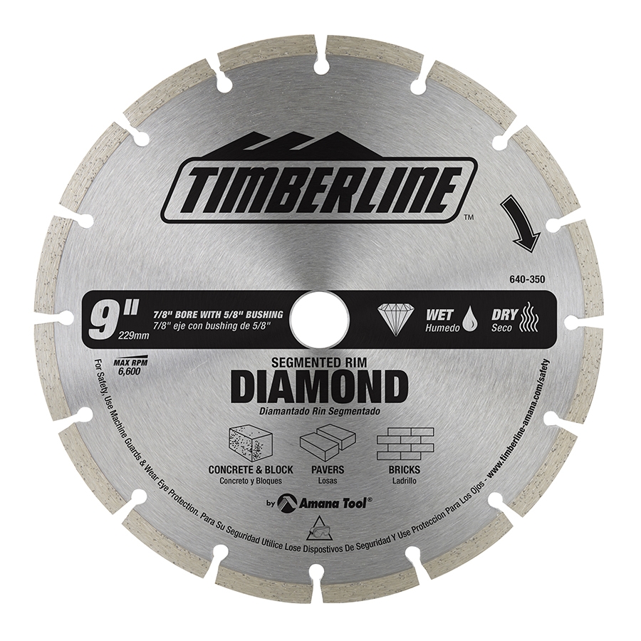 DISCO DIAMANTE 9 DENTADO/LISO/TURBO TIMBERLINE