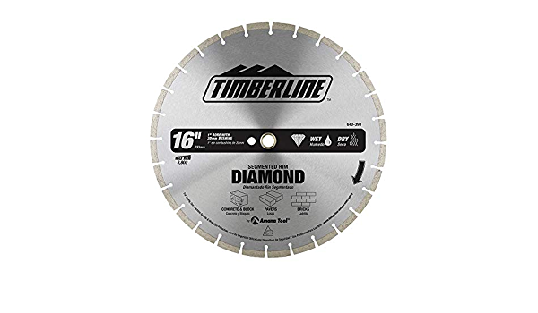 DISCO DIAMANTE 16 DENTADO 640-390 TIMBERLINE