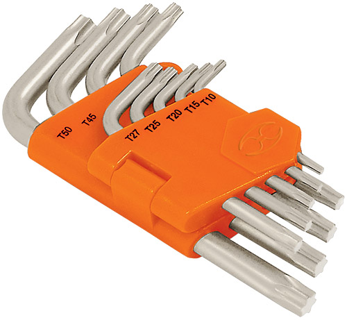 JGO LLAVES TORX T10-50 CORTA 9PZS 15554 TRUPER
