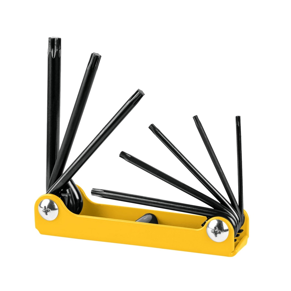 JGO TORX TIPO NAVAJA T9-T40 (T9,T10,T15,T25,T27,T30,T40) 21395 PRETUL
