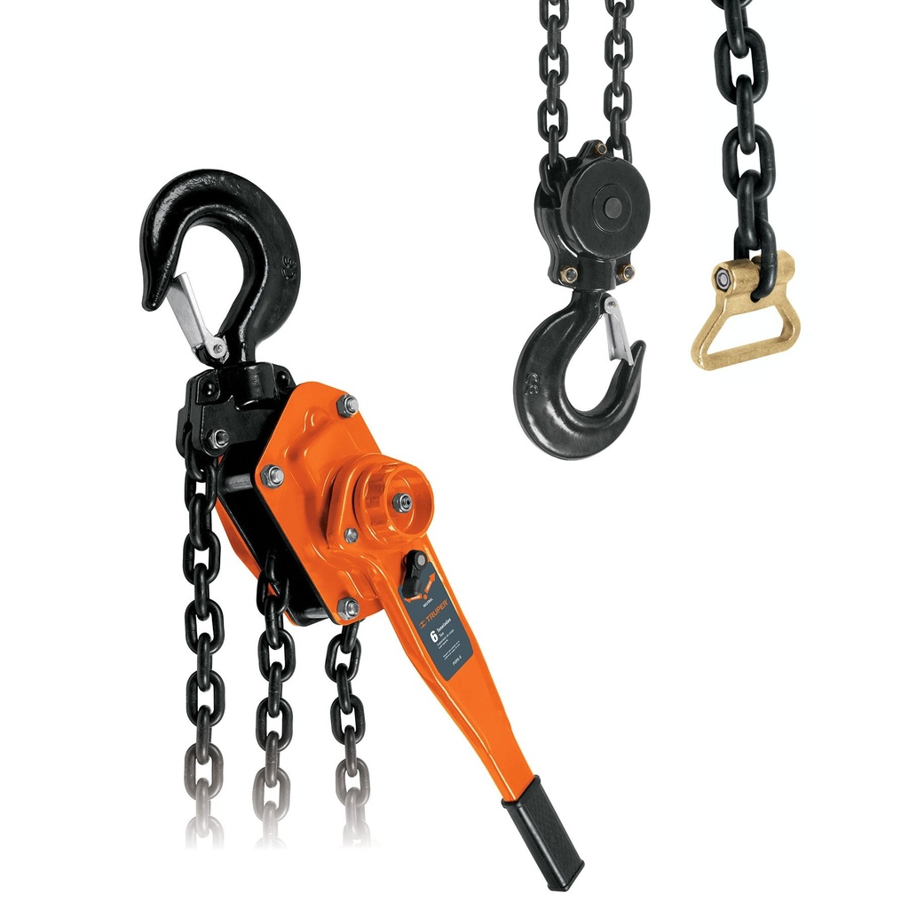 POLIPASTO 1 TON PALANCA 1.5MTS 16841 TRUPER