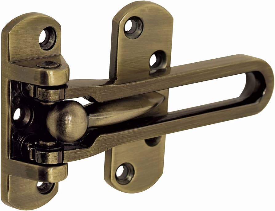 PASADOR SEGURIDAD ABATIBLE DORADO ANTIGUO AB 43702 HERMEX