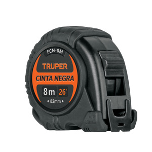 METRO 8 MTS X 27MM CINTA NEGRA 11747 TRUPER