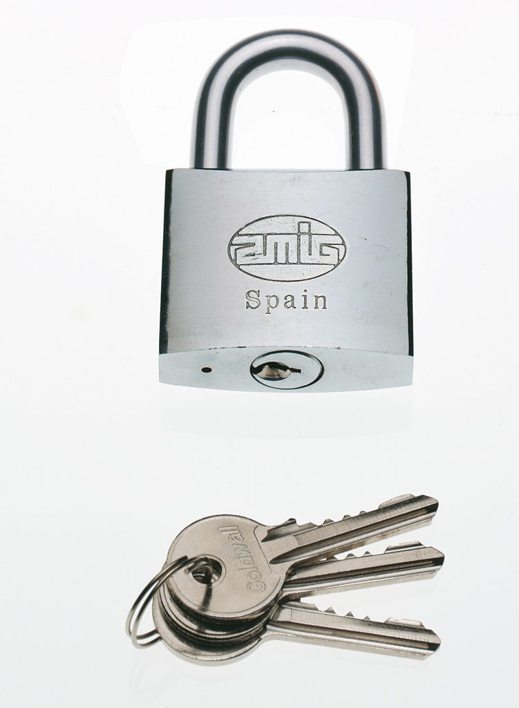 CANDADO 50MM 60-40 CROMO AMIG