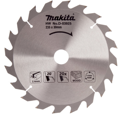 SIERRA 9X20X5/8 MADERA D03925 MAKITA