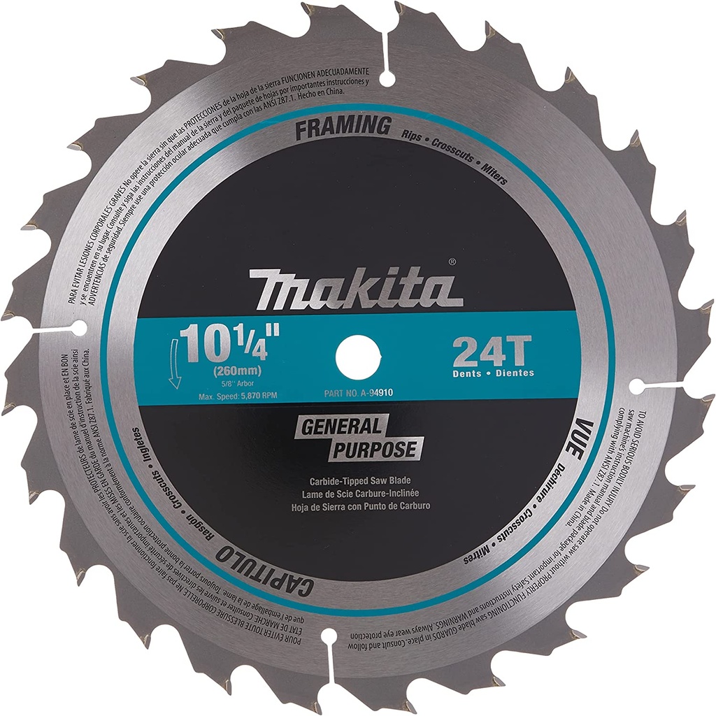 SIERRA 10X24X5/8 MADERA A94910 MAKITA