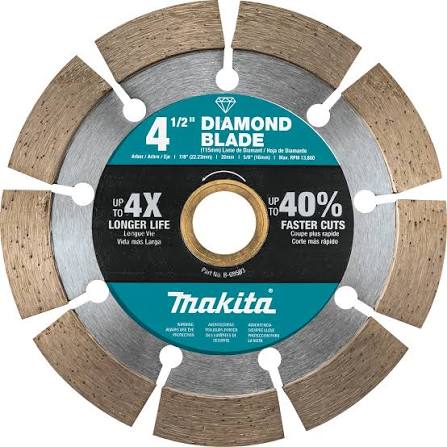 DISCO DIAMANTE 4 1/2  DENTADO B69593 MAKITA
