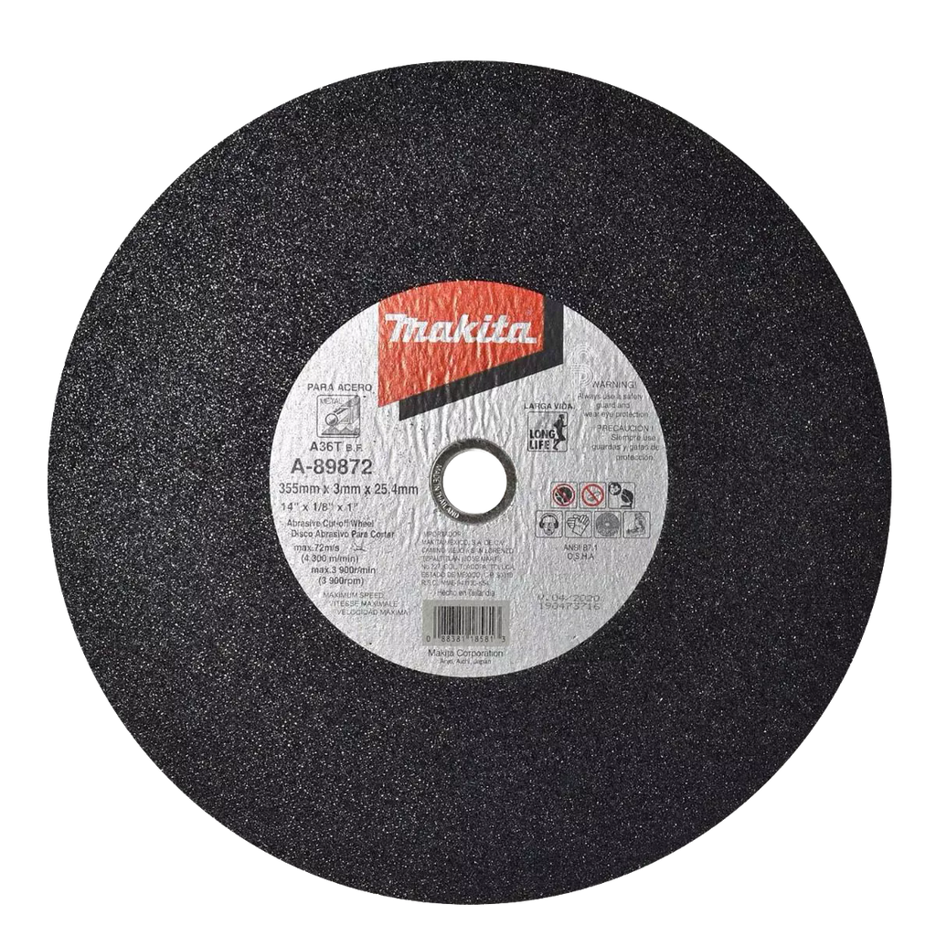 DISCO CORTE MTL 14X1/8X1 A89872-25 MAKITA