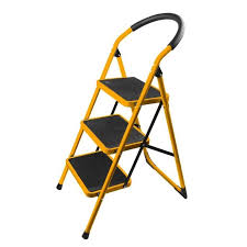 ESCALERA UTILITARIA 3 PELDAÑOS 150 KG 62683 TOLSEN