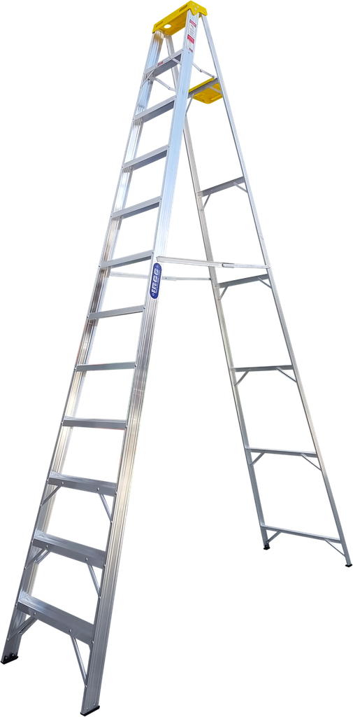 ESCALERA 12' 2B COMERCIAL ALUMINIO 200 LBS INCO