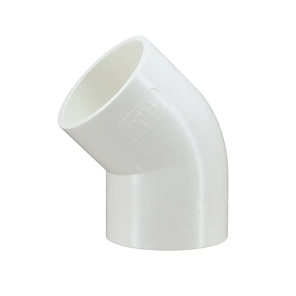 CODO 2 1/2  45 GRADOS LISO PVC  NAC