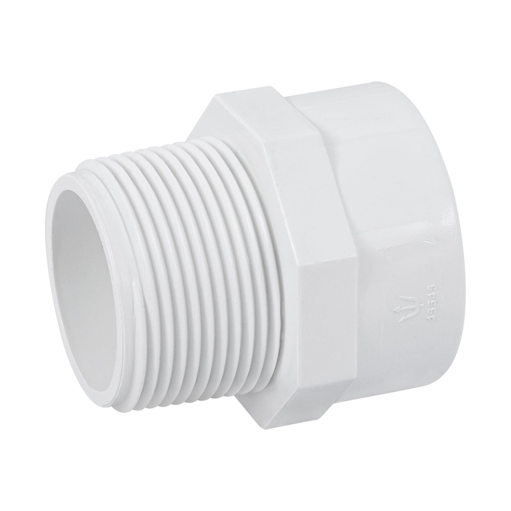 ADAPTADOR MACHO 1 1/4 PVC