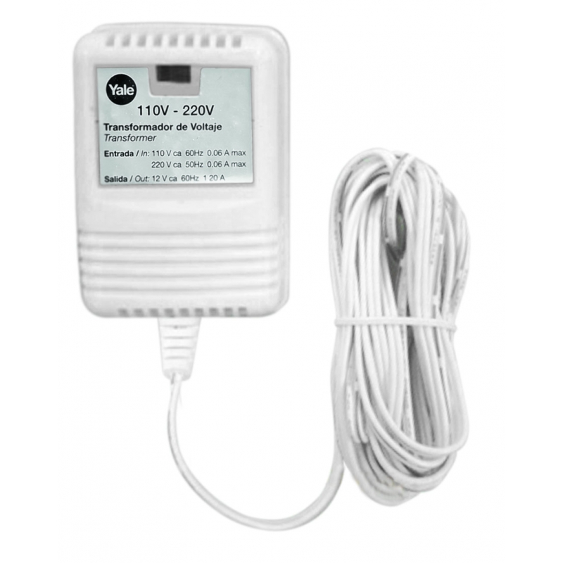TRANSFORMADOR CHAPA ELECTRICA 12V 110/220 10486 YALE