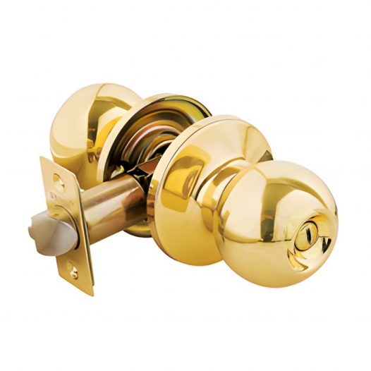 CHAPA BOLA BAÑO DORADA LOCK PLUS