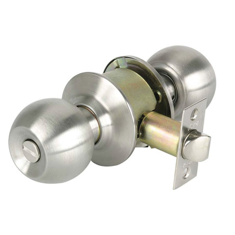 CHAPA BOLA SATIN BAÑO 11708 LOCK PLUS