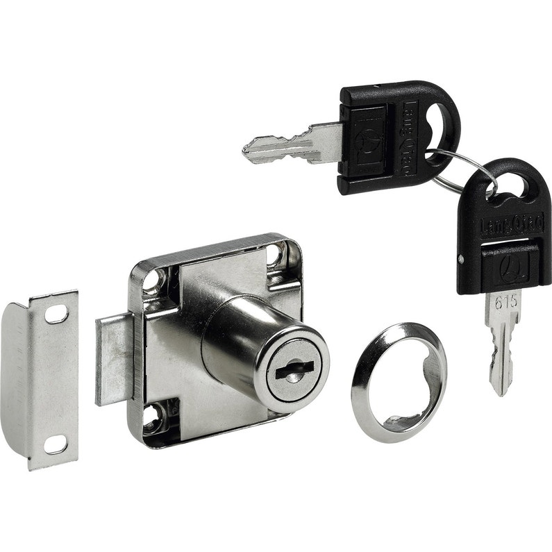 CHAPA GAVETA LLAVE FORRO 232-01-220 HAFELE