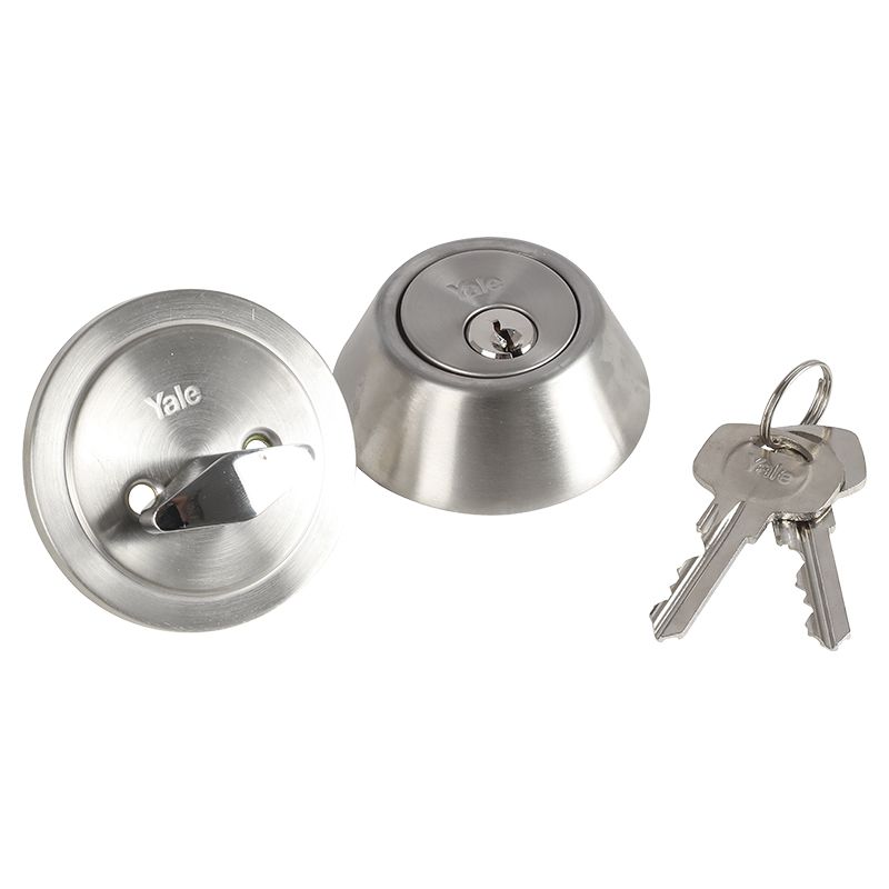 CHAPA SEGURIDAD LLAVE MARIPOSA SATIN 8947 US32D KENT YALE