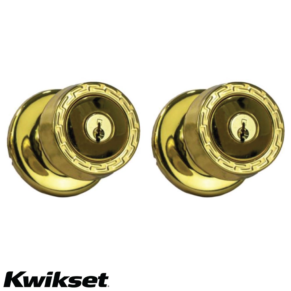CHAPA BOLA DOBLE LLAVE GRECIAN 440 US3 KWIKSET