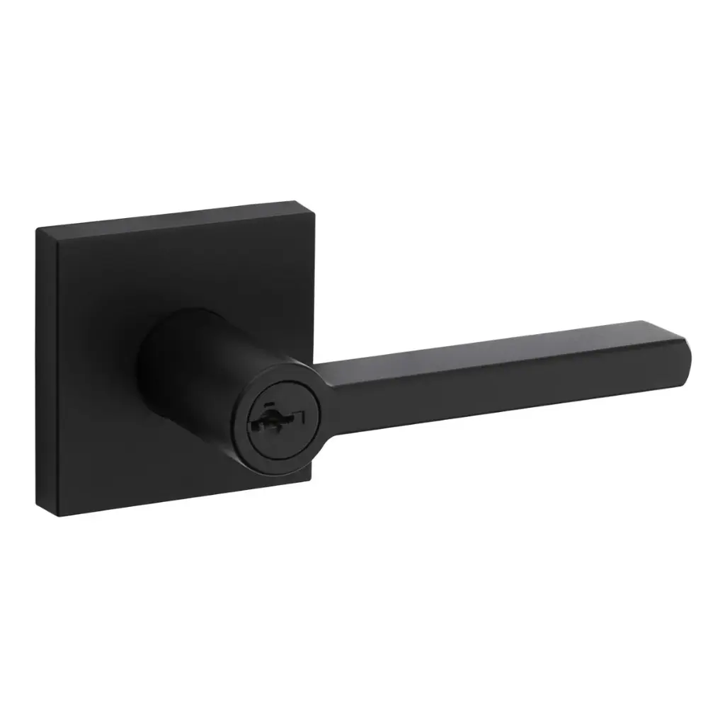 CHAPA MANECILLA DORMITORIO CASEY 405 US514  NEGRA KWIKSET