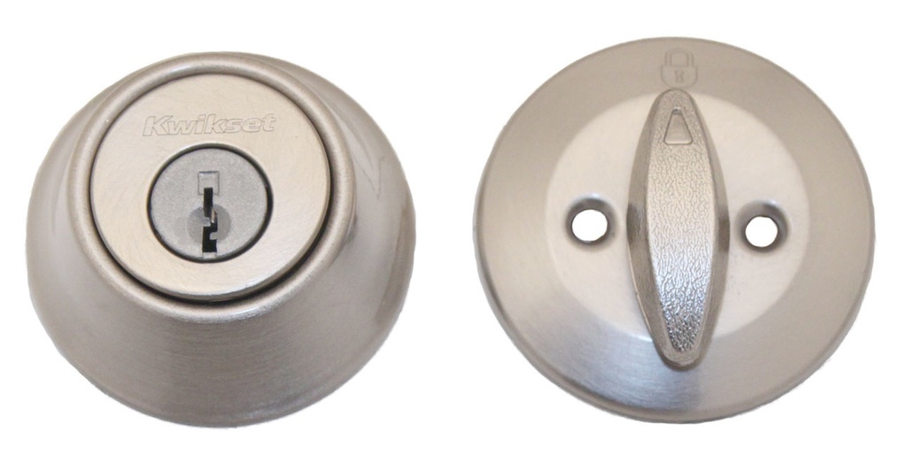 CHAPA SEGURIDAD LLAVE MARIPOSA NICKEL TAI660-15CP KWIKSET