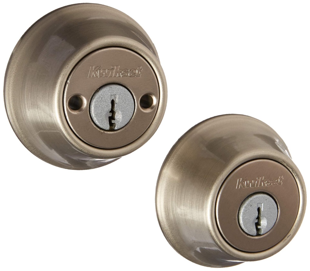 CHAPA SEGURIDAD LLAVE LLAVE BRONCE CG-65 US5 GEO LANE KWIKSET