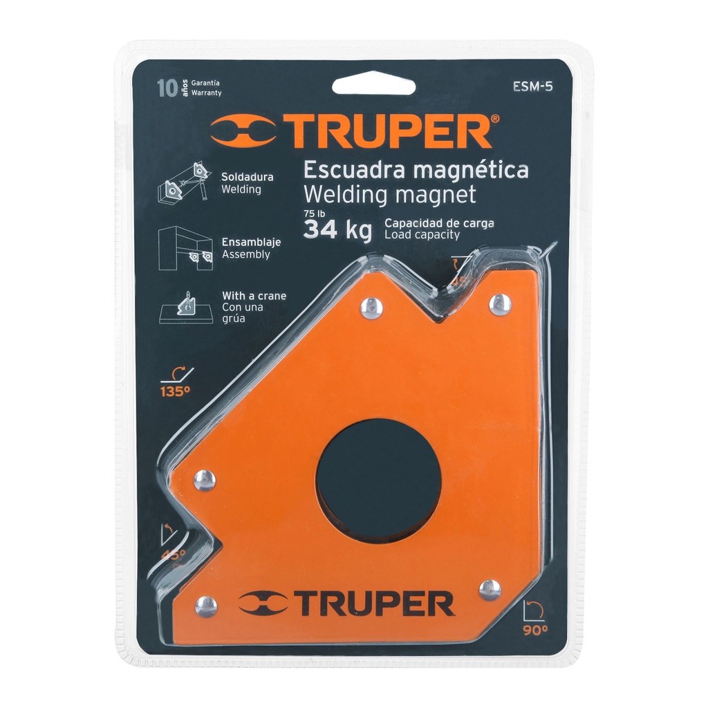 ESCUADRA MAGNETICA SOLDAR 5  15408 TRUPER
