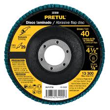 DISCO LAMINADO 4 1/2-5 40/60/80/100/120 PRETUL/22352 PRETUL